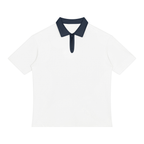 Color Block Quarter-Zip Polo Shirt