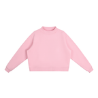 350 GSM Essential Fleece Mock-Neck Crew Sweatshirt (W)