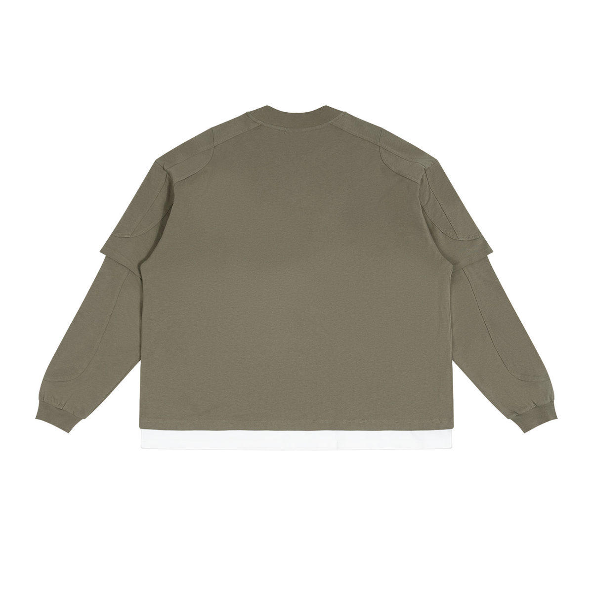 Paneled Layer Color Block T-Shirt