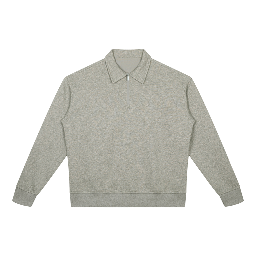 350 GSM Boxy Quarter-Zip Sweatshirt (U)