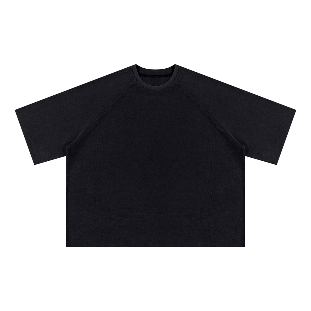 340 GSM Mineral Wash Boxy Waffle T-Shirt (U)