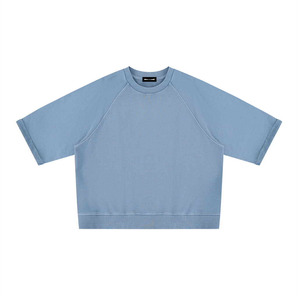 320 GSM Vintage Wash Boxy Short Sleeve Sweatshirt
