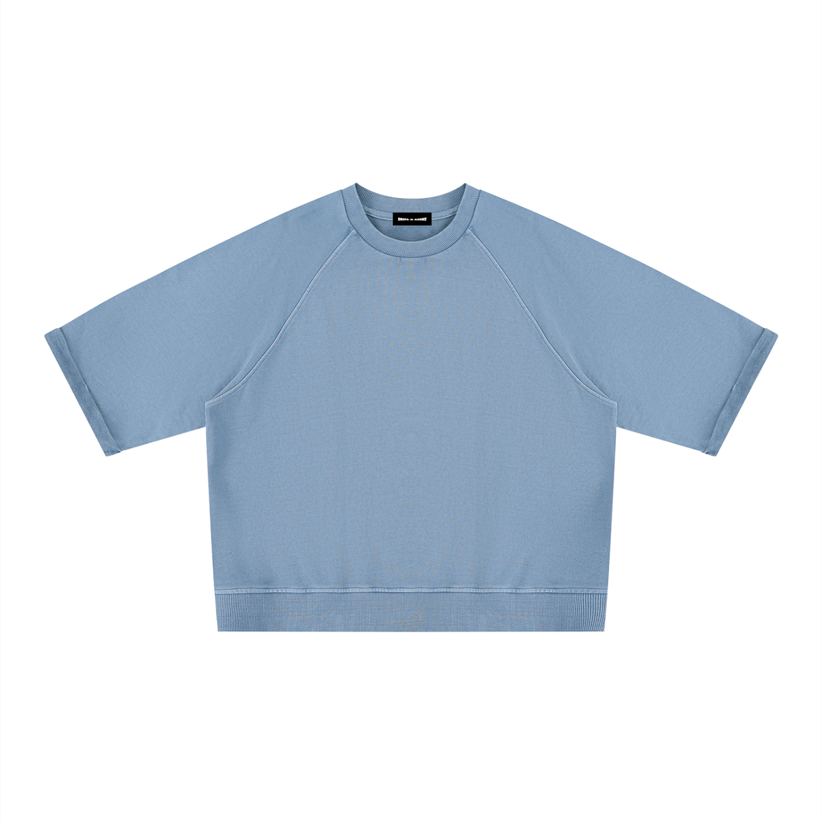 320 GSM Vintage Wash Boxy Short Sleeve Sweatshirt