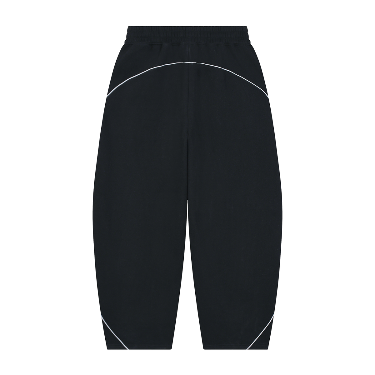 345 GSM Piping Fleece Barrel Leg Sweatpants(U)