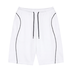 210 GSM  Piping Drawstring Shorts (U)