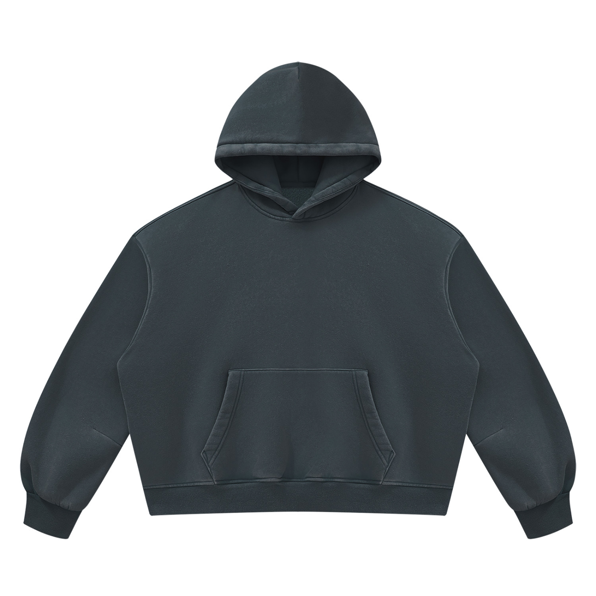 390 NGSM Vintage Wash Boxy Fleece Hoodie (U)