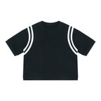 Color Block Waffle Boxy T-Shirt