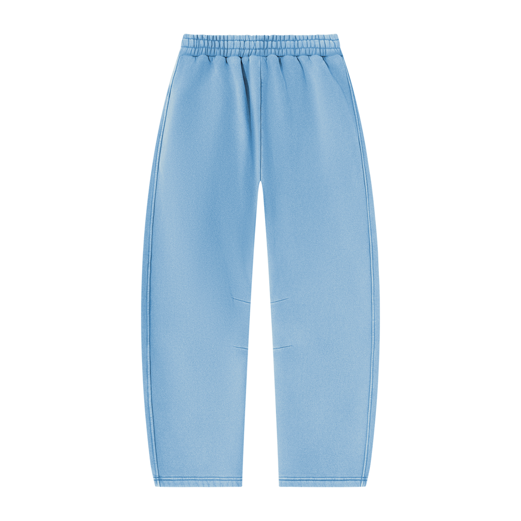 390 GSM Vintage Wash Barrel Leg Fleece Sweatpants (U)