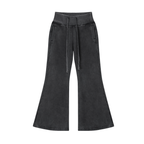 Women's Vintage Wash Flared Fleece Pants