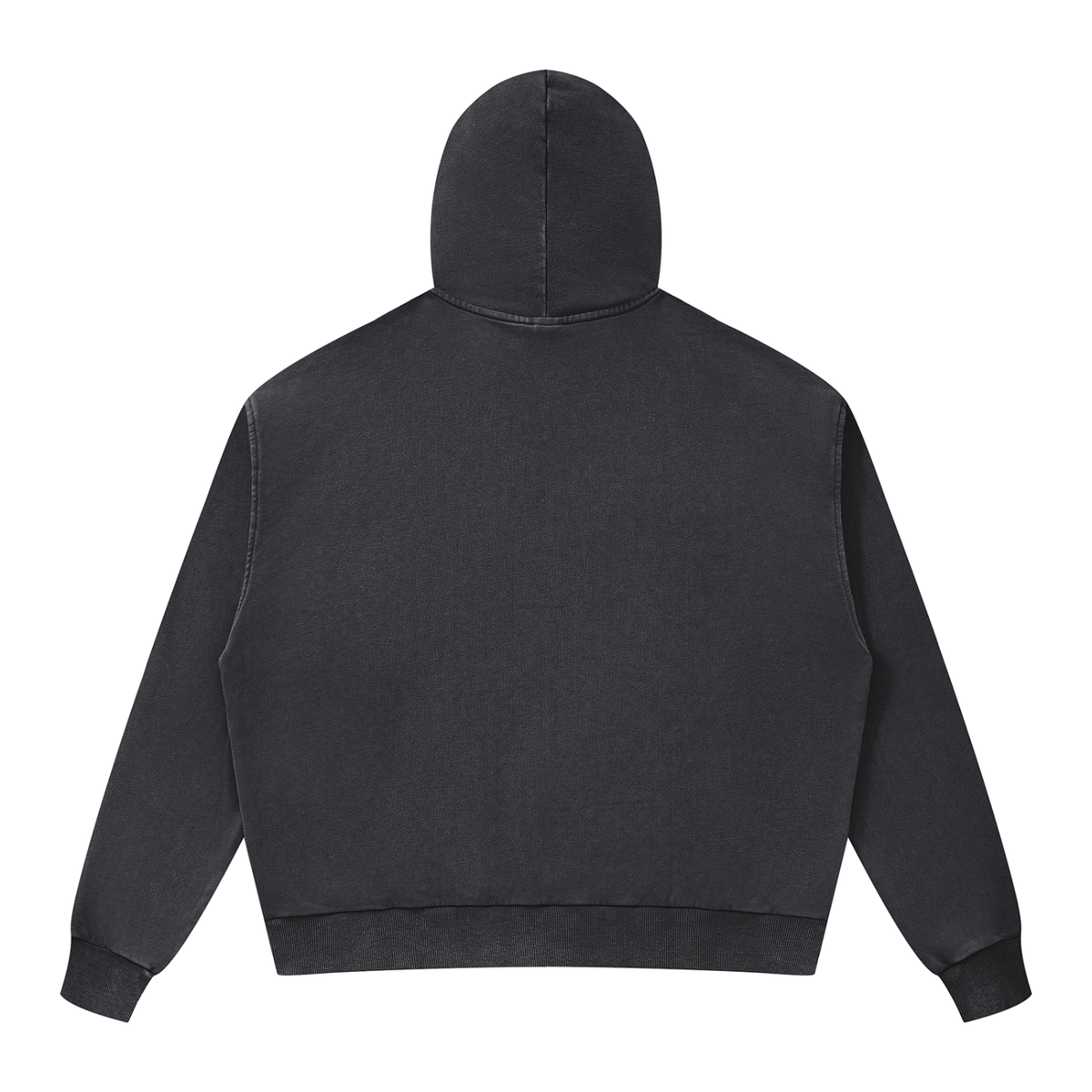350 GSM Mineral Wash Boxy Full Zip Hoodie (U)
