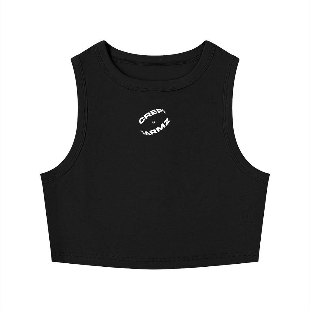 Women's Tight Crewneck Crop Tank Top