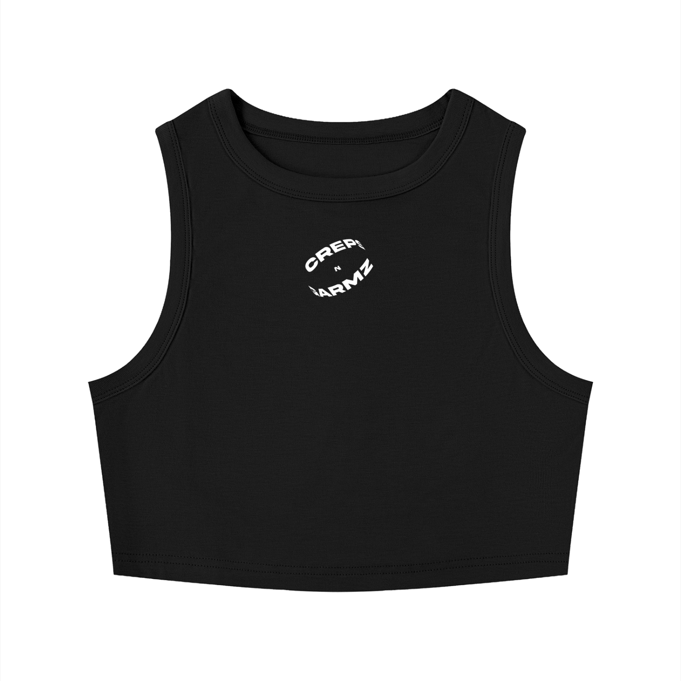 Women's Tight Crewneck Crop Tank Top
