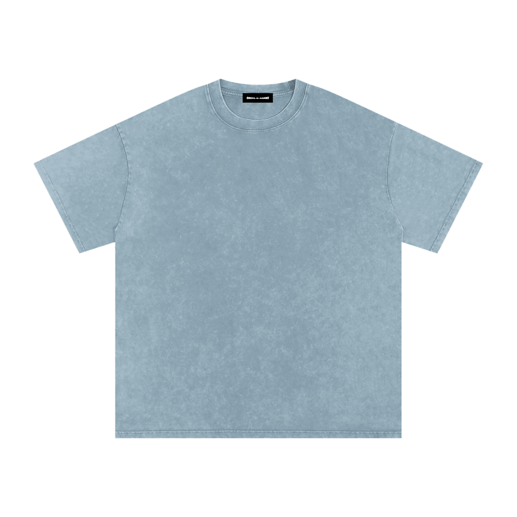 Snow Wash Oversized Cotton T-Shirt