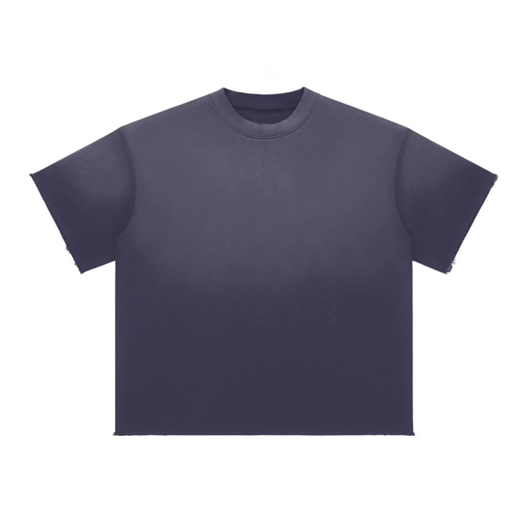 Sun Faded Raw Edge T-Shirt
