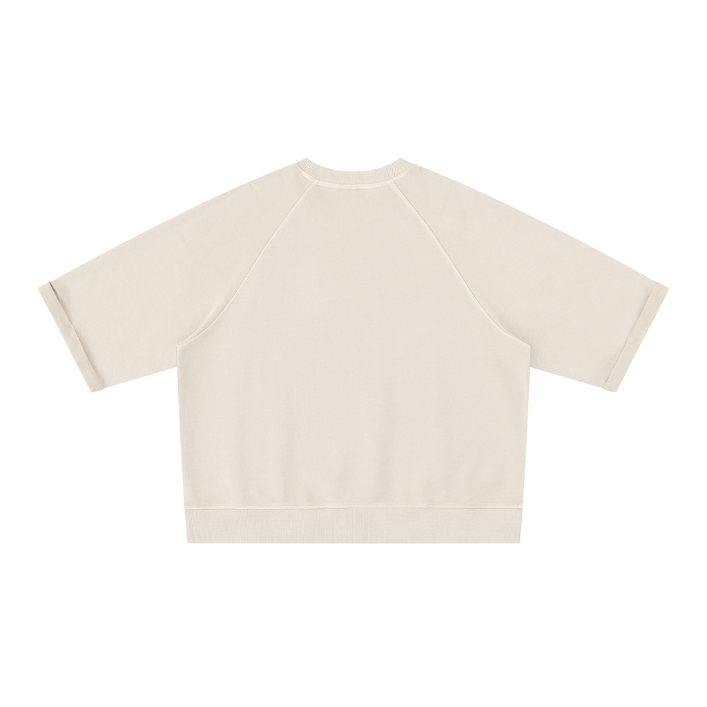 320 GSM Vintage Wash Boxy Short Sleeve Sweatshirt