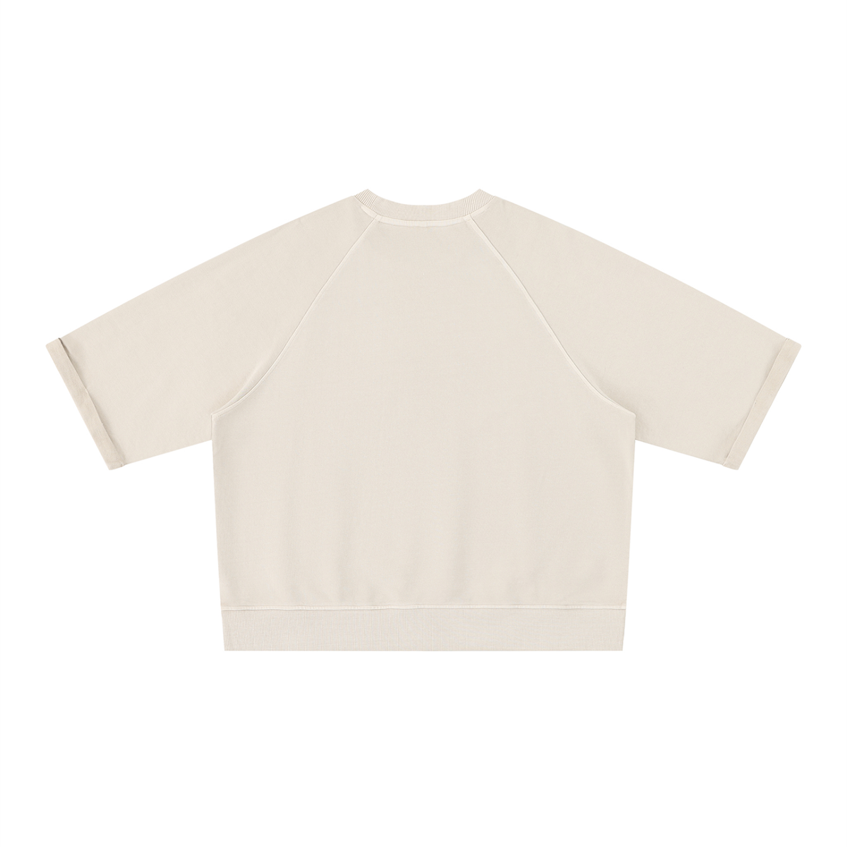 320 GSM Vintage Wash Boxy Short Sleeve Sweatshirt