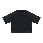 320 GSM Vintage Wash Boxy Short Sleeve Sweatshirt