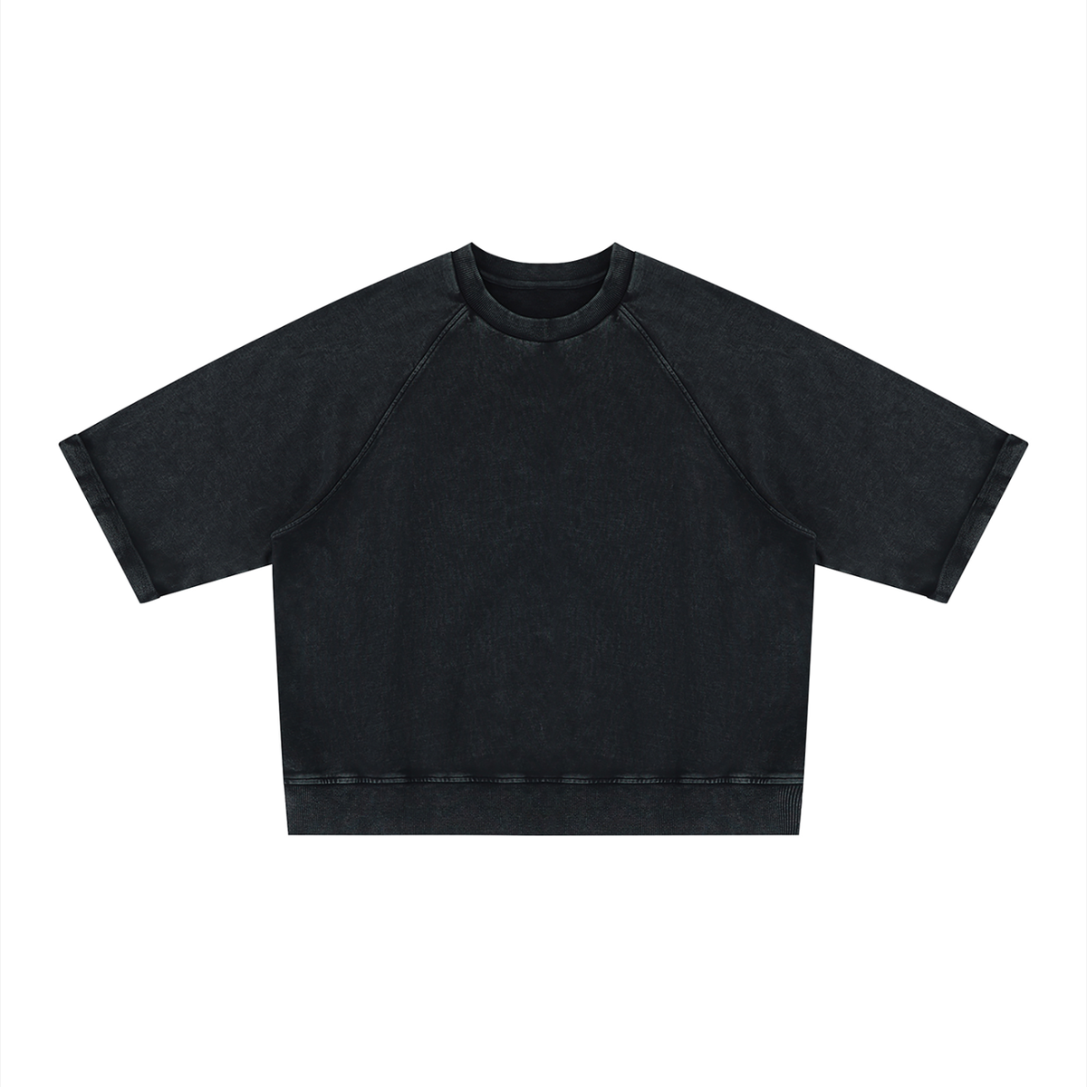 320 GSM Vintage Wash Boxy Short Sleeve Sweatshirt