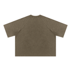 340 GSM Mineral Wash Boxy Waffle T-Shirt (U)
