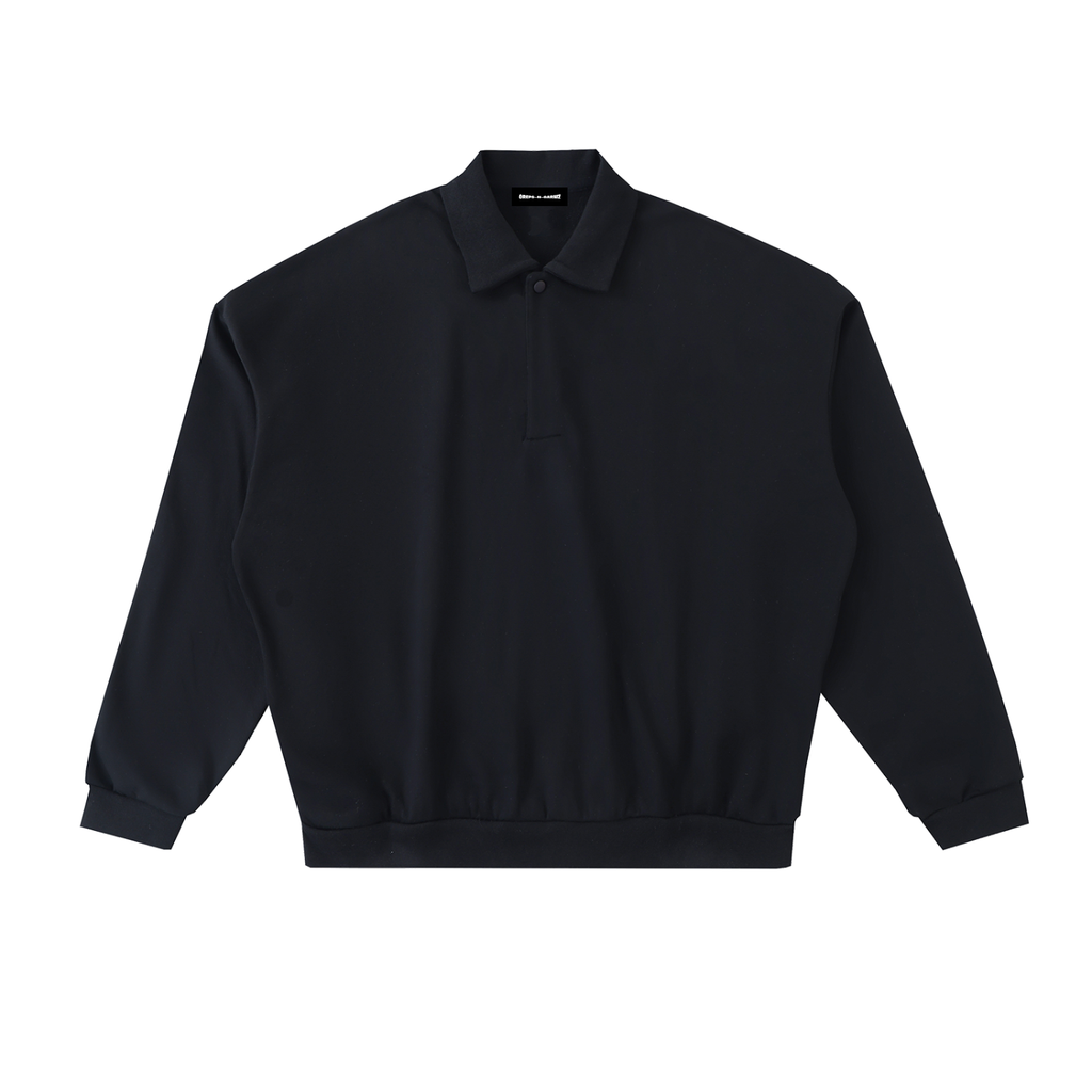 Heavyweight Fleece Polo Sweatshirt