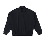 Heavyweight Fleece Polo Sweatshirt