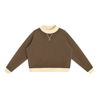 350 GSM Mock Neck Crewneck Sweatshirt (W)