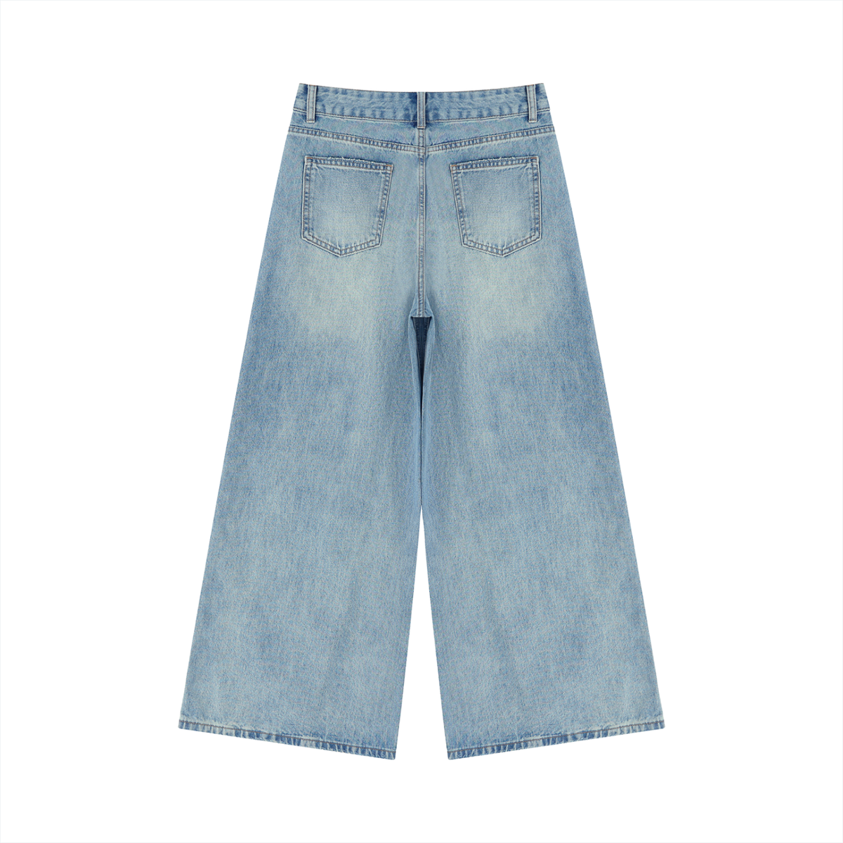 Women's Vintage Wash Wide-Leg Jeans