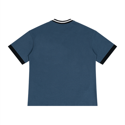 Unisex Color Block V-Neck T-Shirt