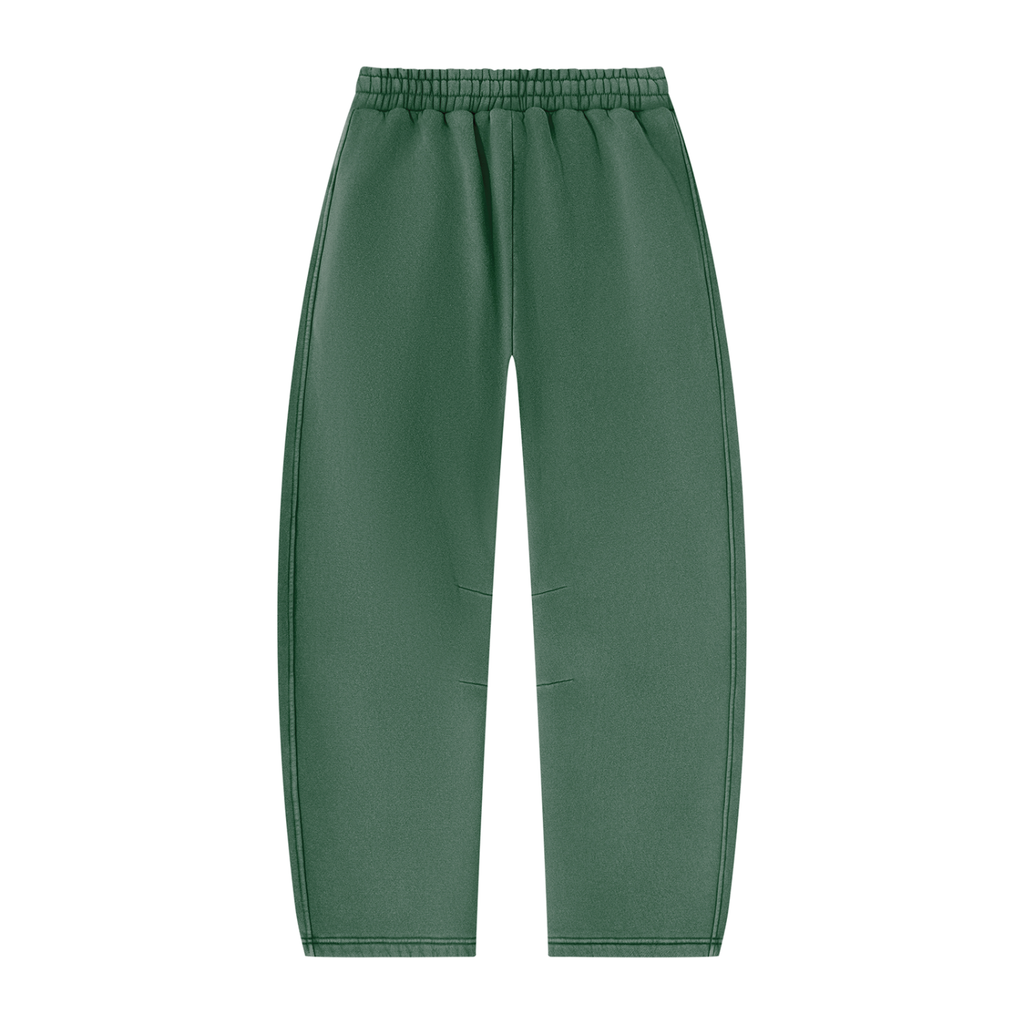 390 GSM Vintage Wash Barrel Leg Fleece Sweatpants (U)