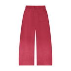 Sun Faded Paneled Barrel-Leg Sweatpants