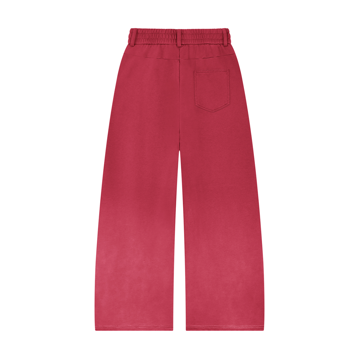 Sun Faded Paneled Barrel-Leg Sweatpants