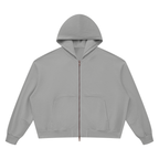 Vintage Wash Boxy Full-Zip Hoodie