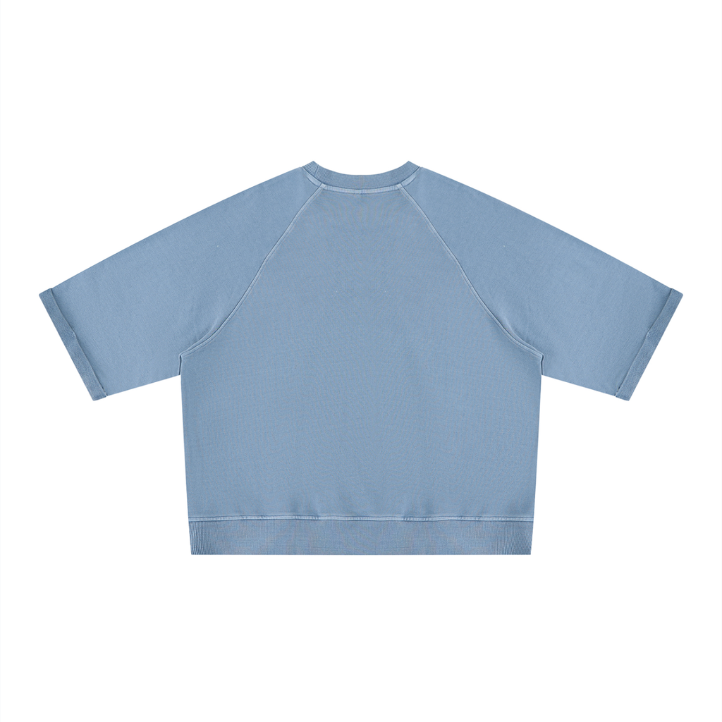 320 GSM Vintage Wash Boxy Short Sleeve Sweatshirt