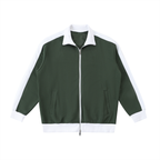 Contrast Trim Stand Collar Jacket II