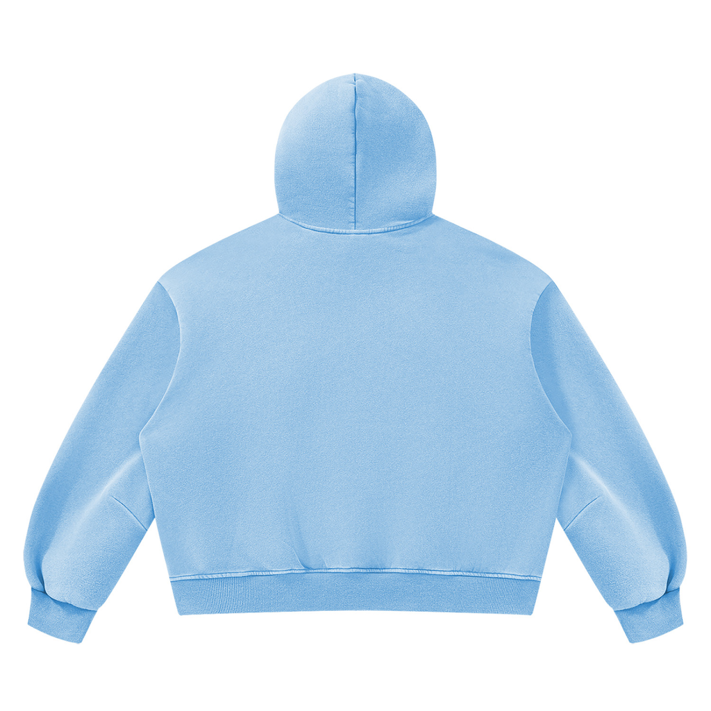 390 NGSM Vintage Wash Boxy Fleece Hoodie (U)