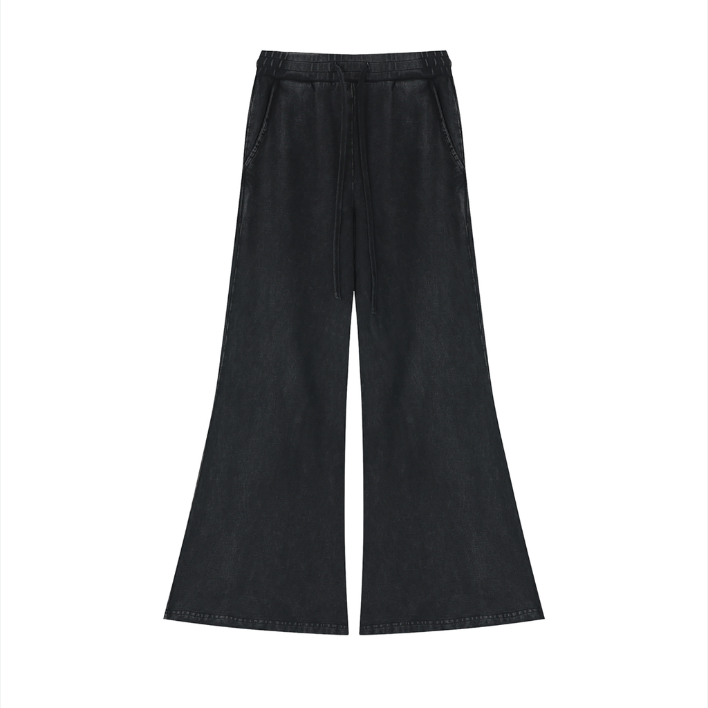 320 GSM Vintage Wash Flared Sweatpants (W)