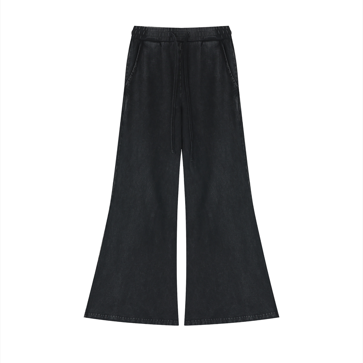 320 GSM Vintage Wash Flared Sweatpants (W)