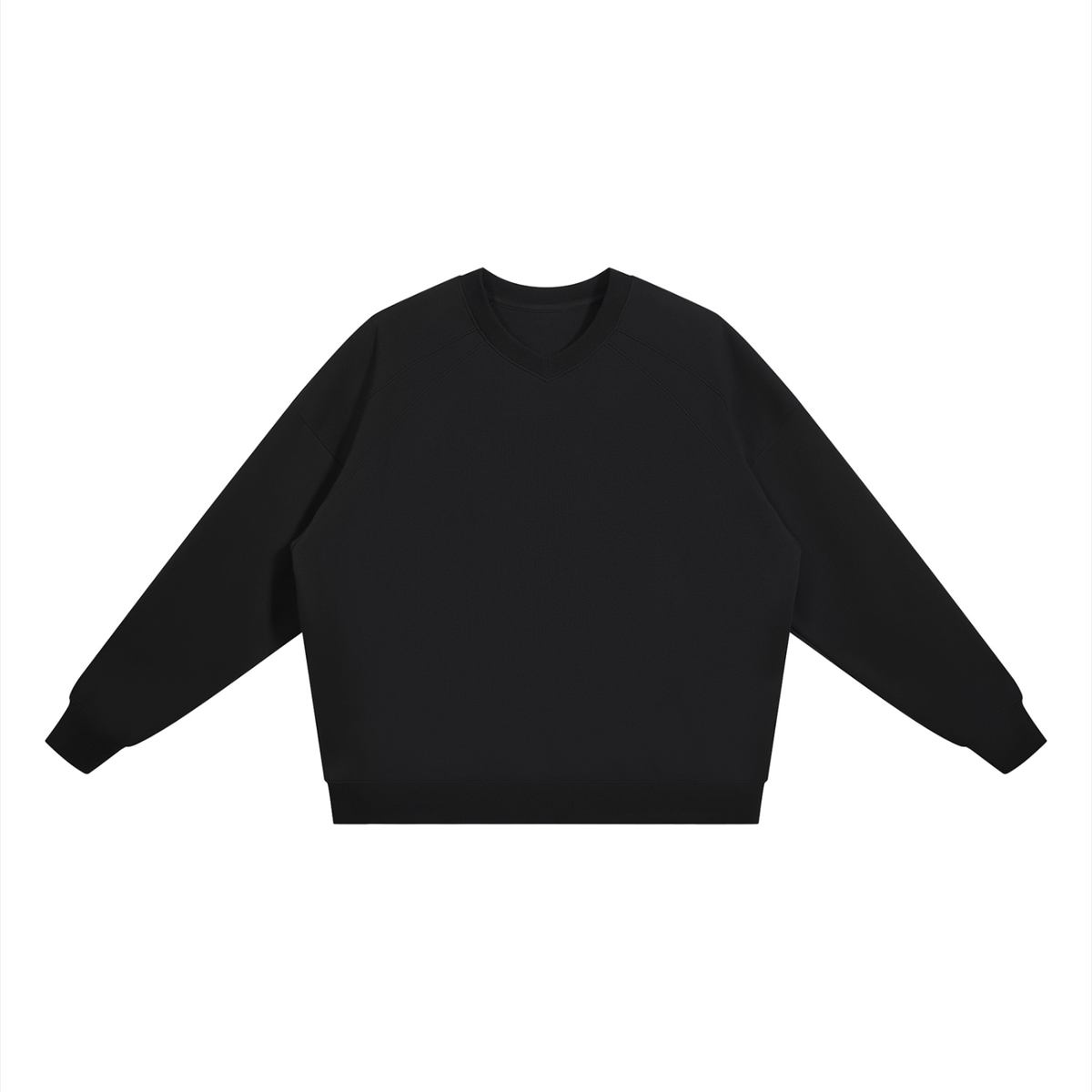 350 GSM Oversized V-Neck Sweatshirt (U)