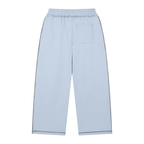 Raw Edge Topstitch Sweatpants