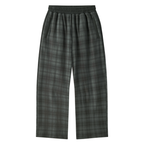 400 GSM Plaid Straight Leg Pants (U)