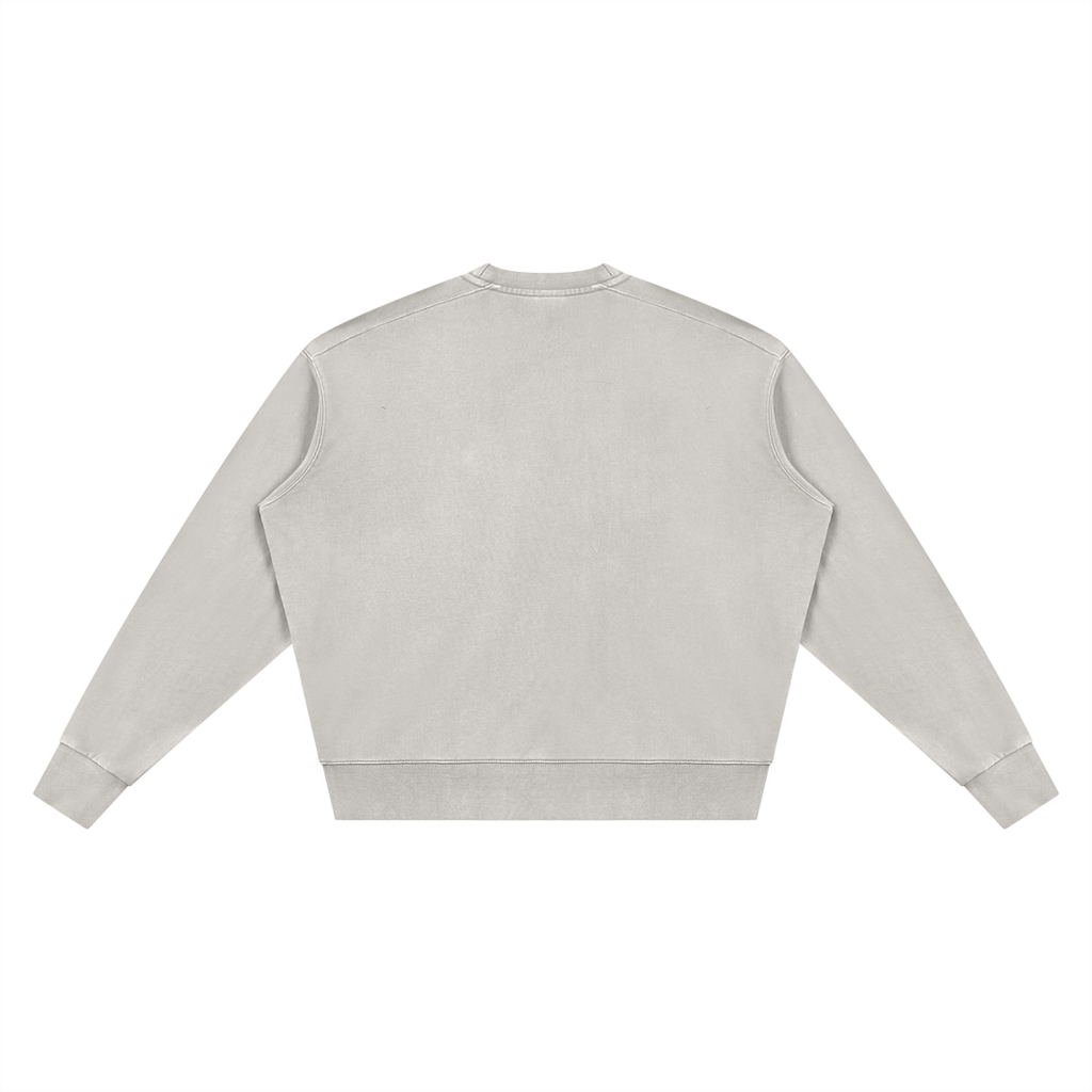 360 GSM Vintage Wash Crewneck Sweatshirt (U)