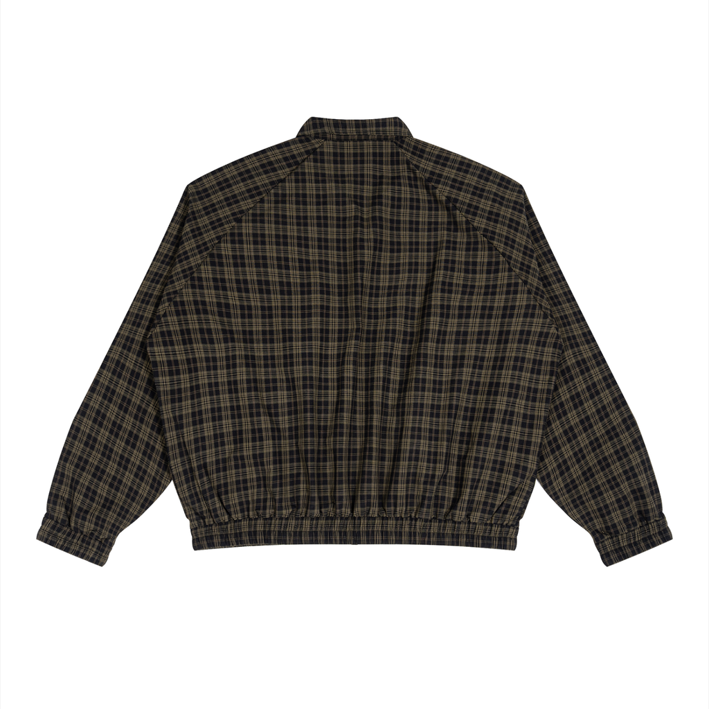 130 GSM Plaid Full-Zip Track Jacket (U)