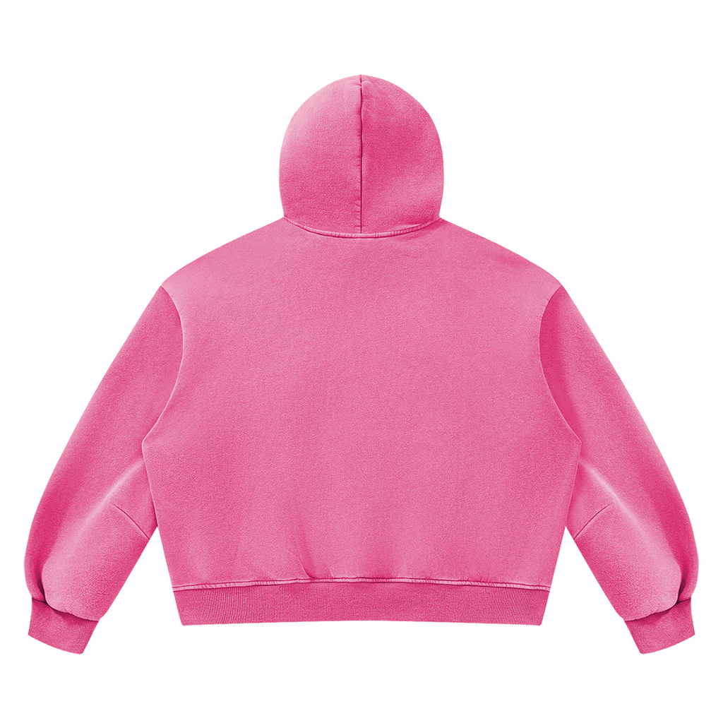 390 NGSM Vintage Wash Boxy Fleece Hoodie (U)