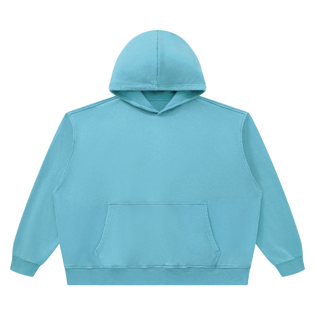 420 GSM Heavyweight Vintage Wash Boxy Hoodie (U)