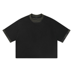 250 GSM Mineral Washed Boxy Panel T-Shirt