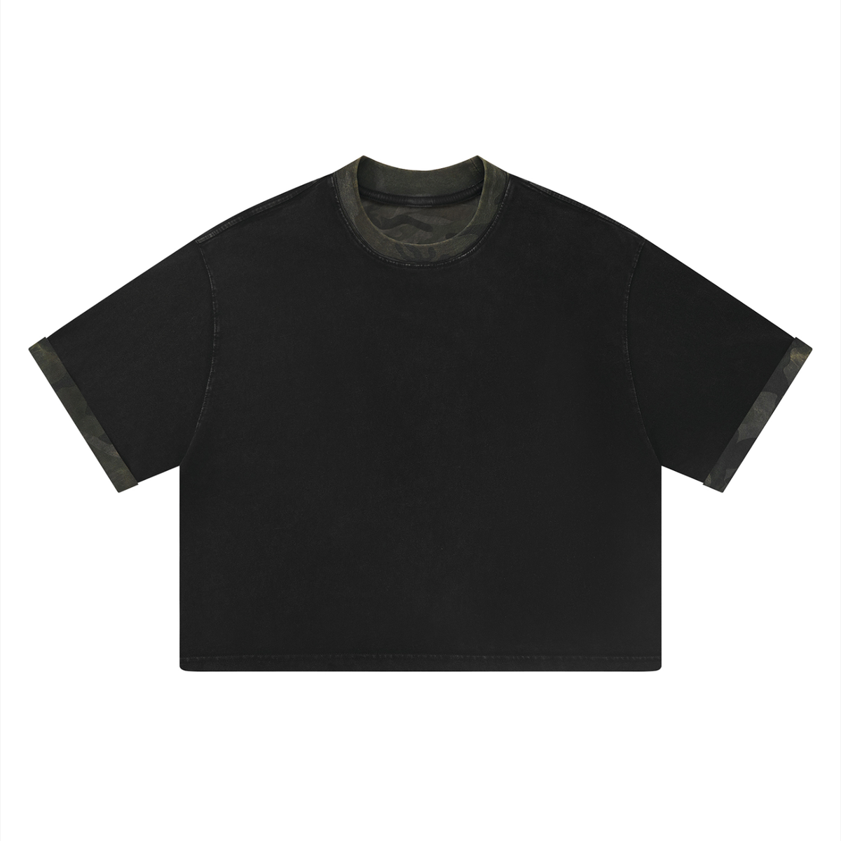 250 GSM Mineral Washed Boxy Panel T-Shirt
