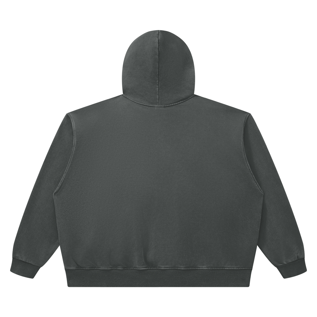 420 GSM Heavyweight Vintage Wash Boxy Hoodie (U)