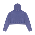 400 GSM Mineral Washed Crop Hoodie