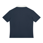 Color Block Quarter-Zip Polo Shirt