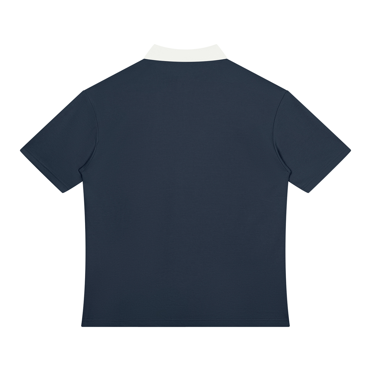 Color Block Quarter-Zip Polo Shirt